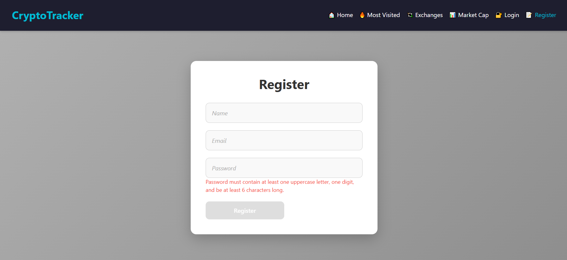 Crypto Tracker